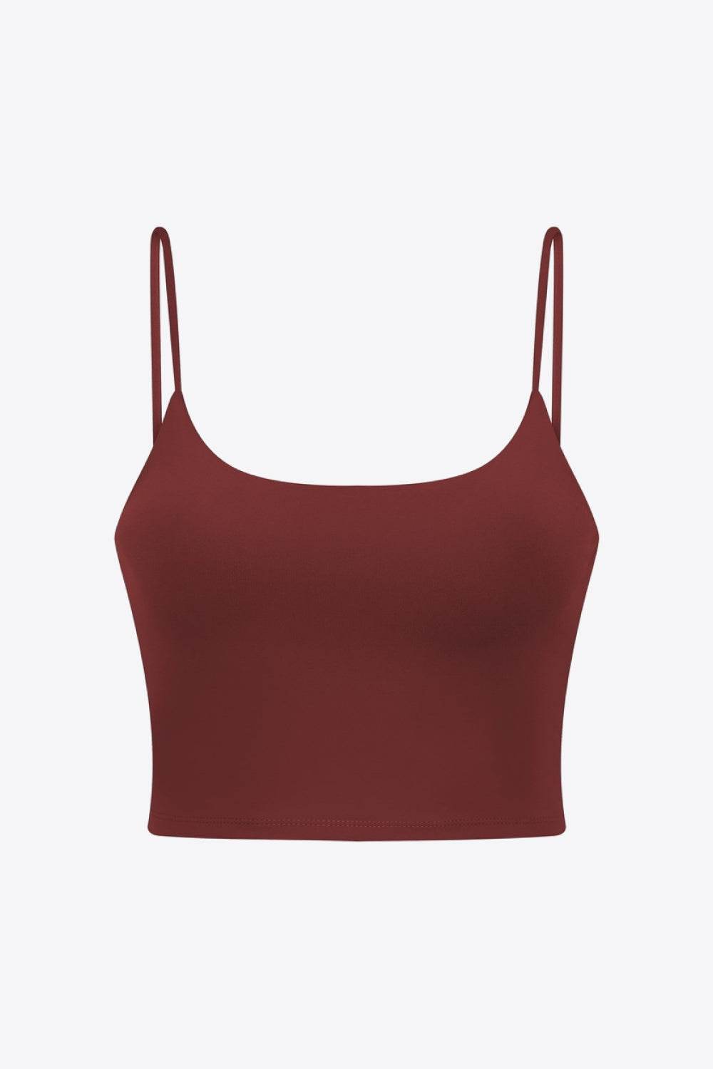 Millennia Feel Like Skin Scoop Neck Sports Cami - Selvanelle