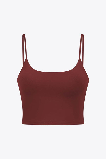Millennia Feel Like Skin Scoop Neck Sports Cami - Selvanelle