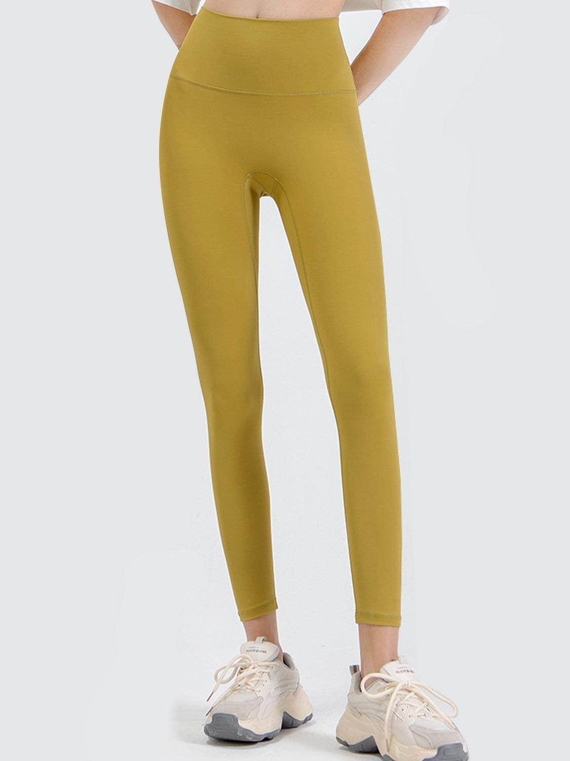 Wide Waistband Sports Leggings for Ultimate Comfort - Selvanelle