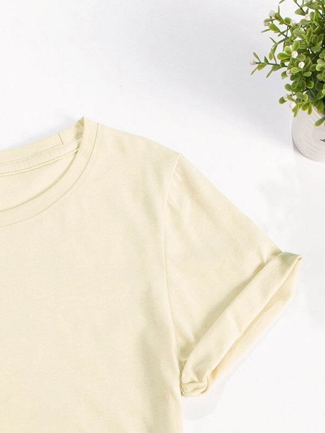OH FOR PEEPS SAKE Round Neck T-Shirt - Selvanelle