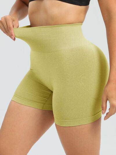 High Waist Active Shorts for Women - Stretchy Sportswear - Selvanelle