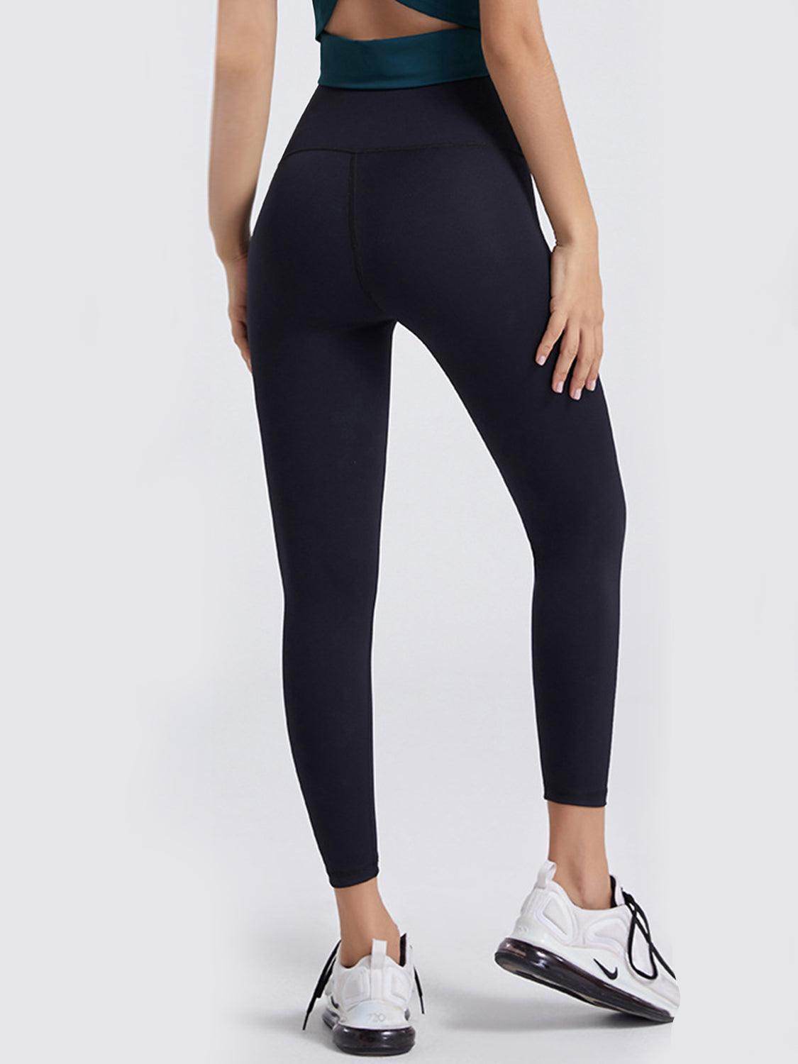 Wide Waistband Sports Leggings for Ultimate Comfort Fit - Selvanelle