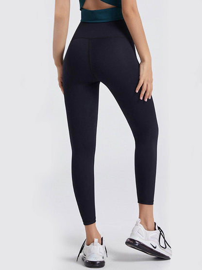 Wide Waistband Sports Leggings for Ultimate Comfort Fit - Selvanelle