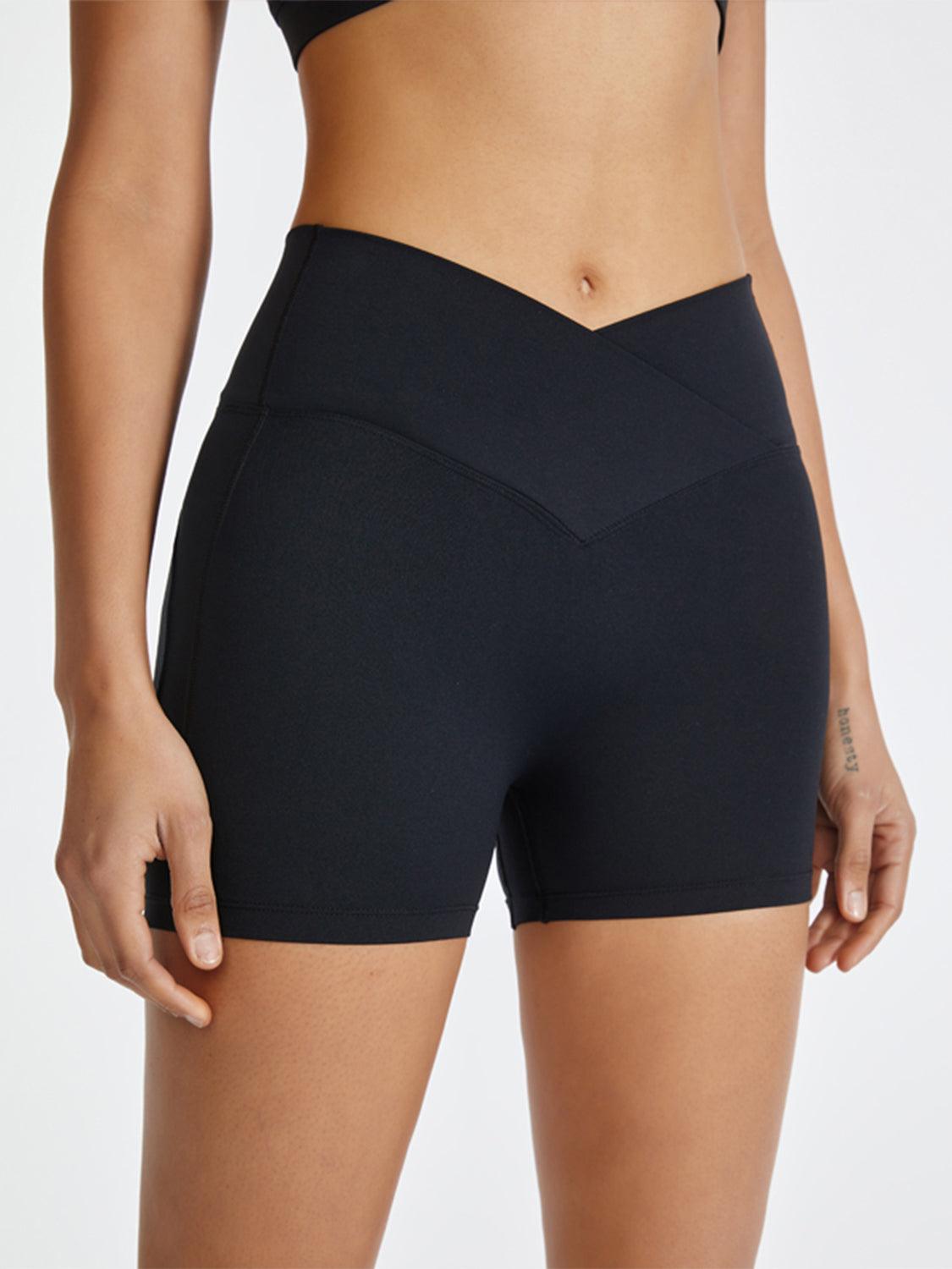 High Waist Active Shorts for Women with Stretchy Comfort