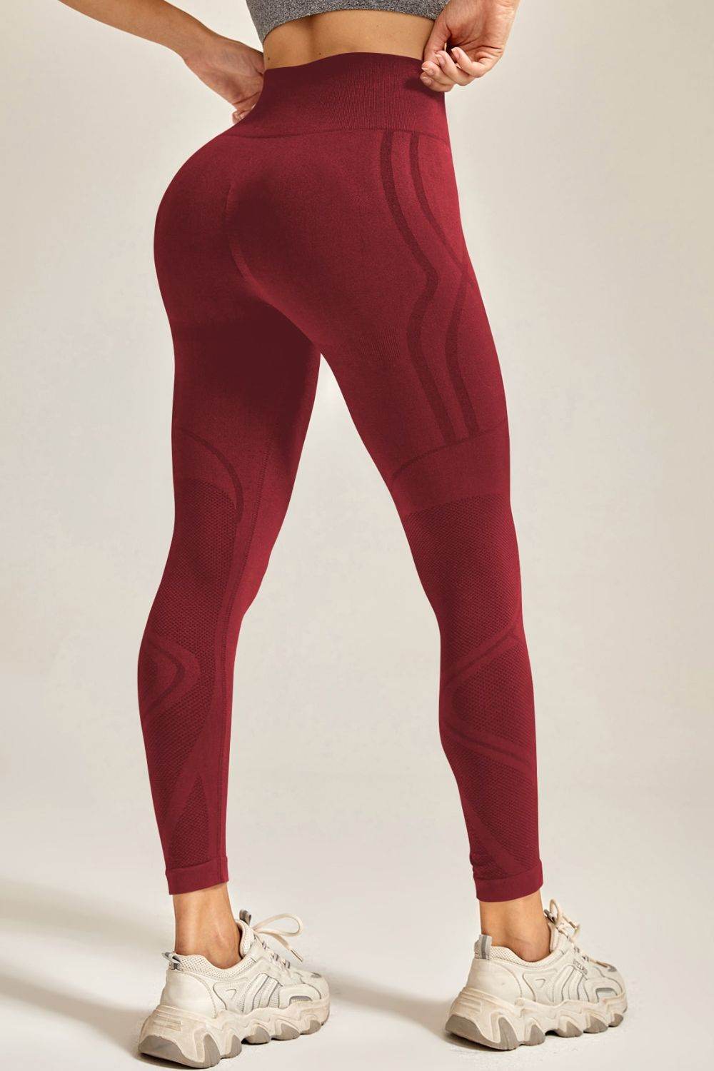 Wide Waistband Long Active Pants - Selvanelle