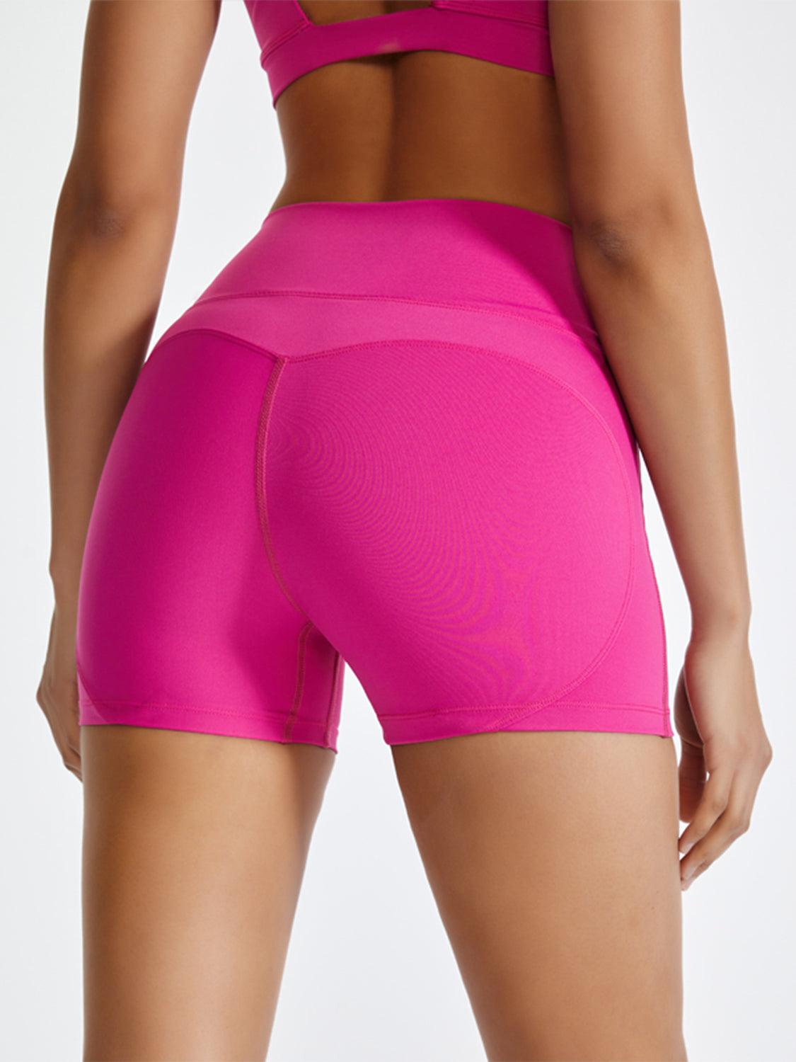 High Waist Active Shorts for Women with Stretchy Comfort