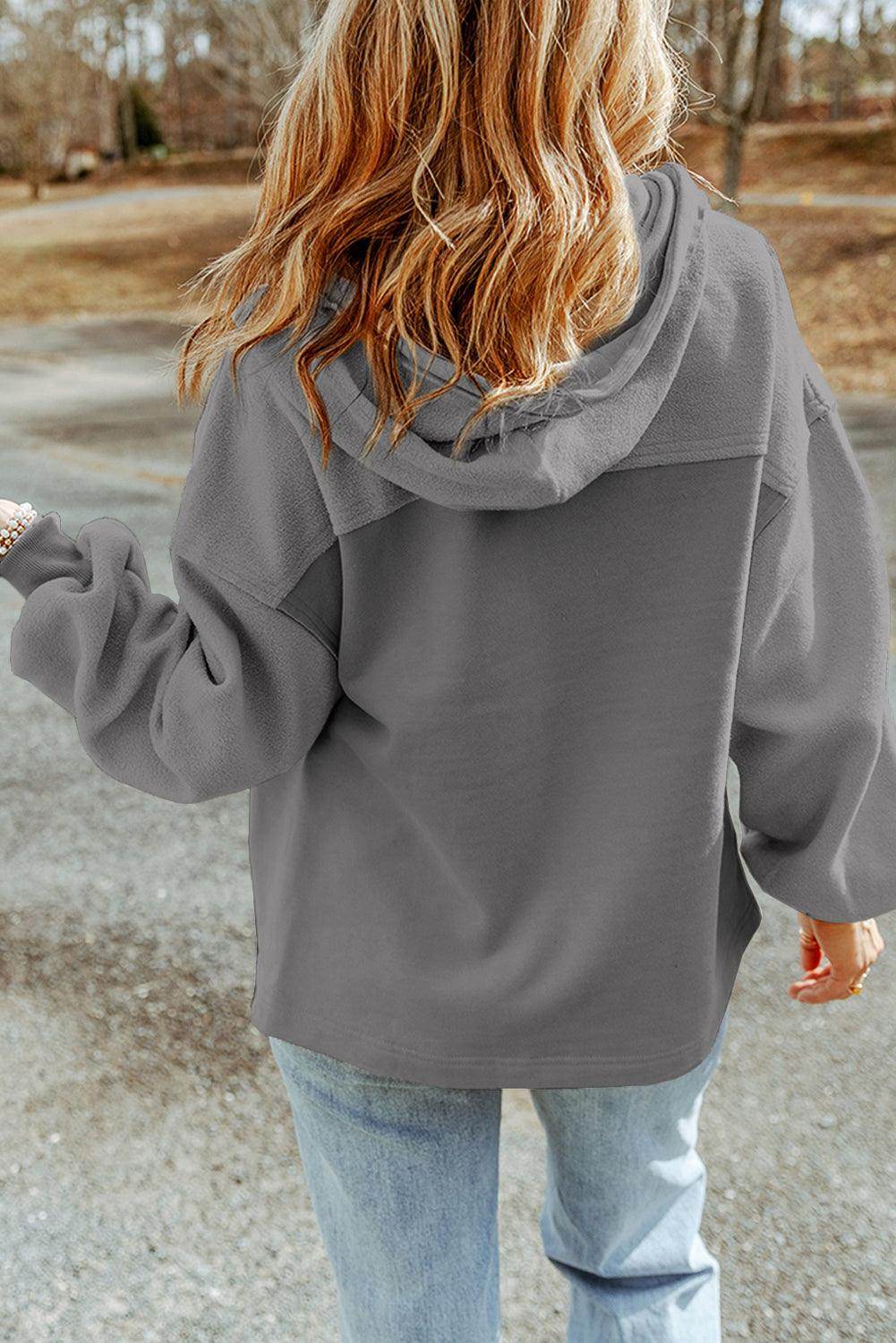 Zip-Up Drawstring Hooded Jacket for Men and Women - Selvanelle