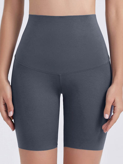 Wide Waistband Sports Shorts - Selvanelle