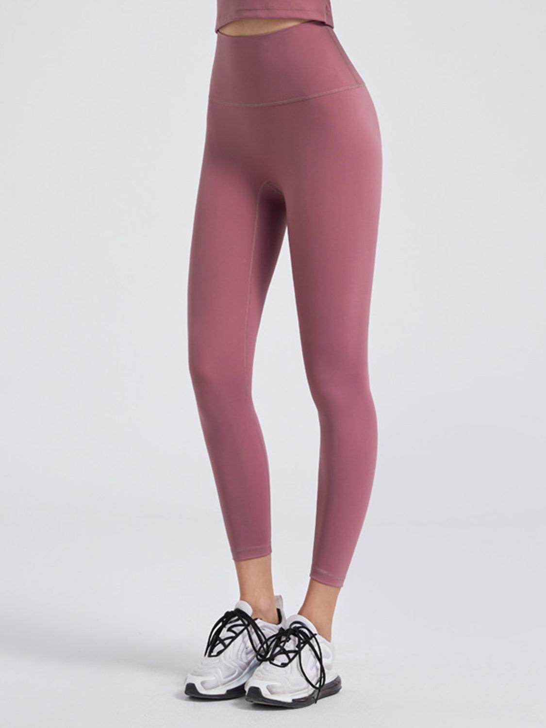 Wide Waistband Sports Leggings for Ultimate Comfort - Selvanelle