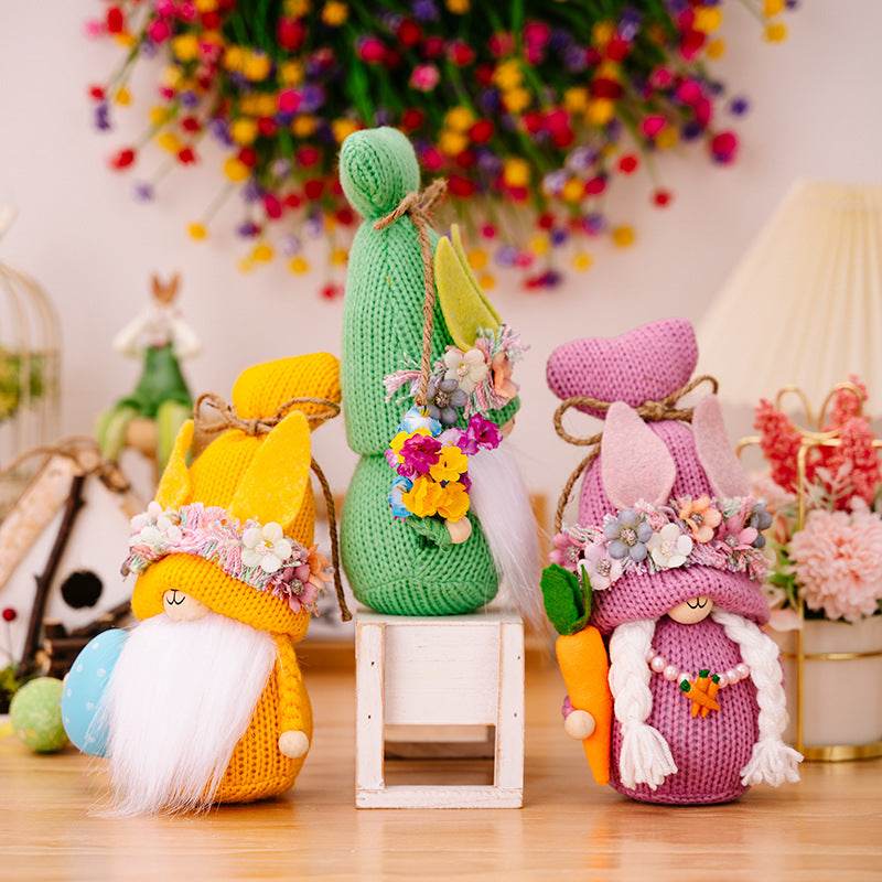 Easter Knit Faceless Doll - Selvanelle