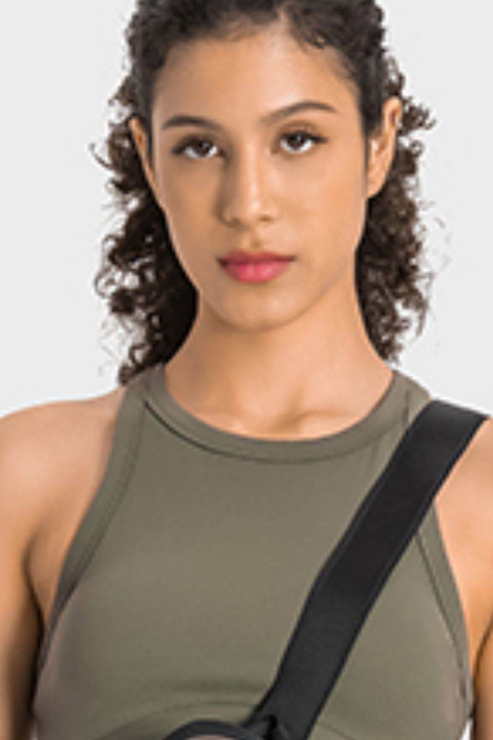 Millennia Racerback Cropped Sports Tank - Selvanelle