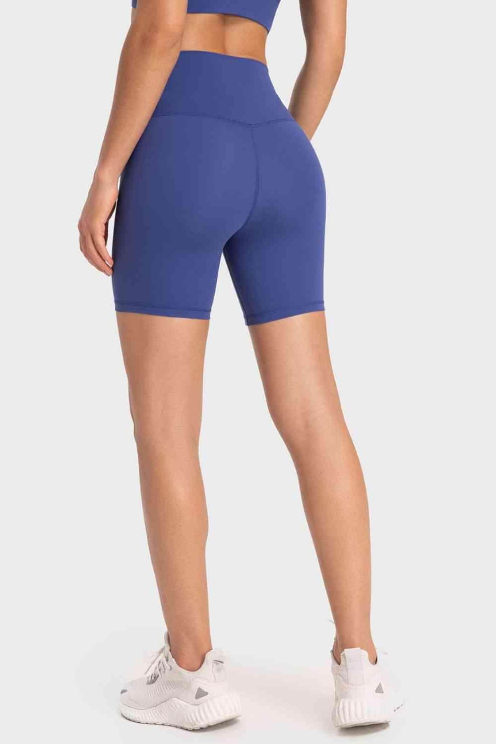 Millennia Staying Cozy Wide Waistband Biker Shorts For Comfort - Selvanelle
