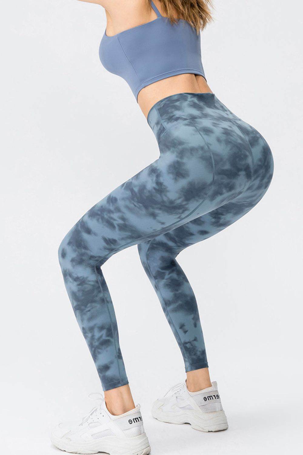 Wide Waistband Slim Fit Long Sports Pants - Selvanelle