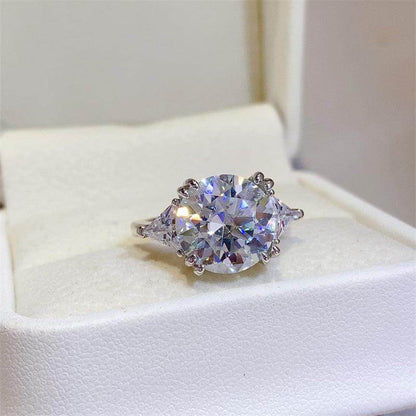 5 Carat Moissanite 925 Sterling Silver Ring for Women - Selvanelle