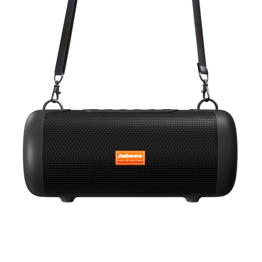 WHALE Portable Bluetooth Outdoor Speaker with Shoulder Strap – IPX7 Waterproof Wireless Sound System