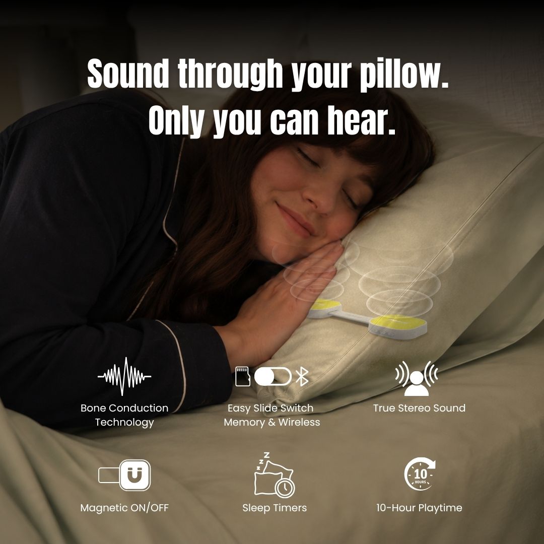 PEACE Duo Bone Conduction Under-Pillow Speaker