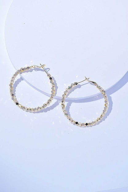 Stylish Alloy Hoop Earrings for Everyday Wear - Selvanelle
