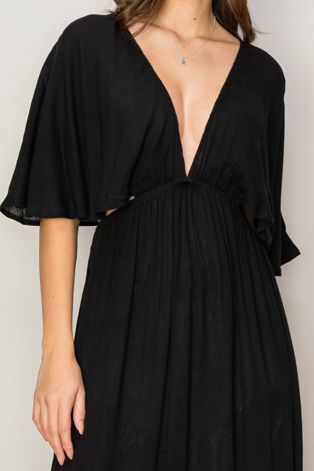 HYFVE Tie Back Maxi Split Cover Up Dress - Selvanelle