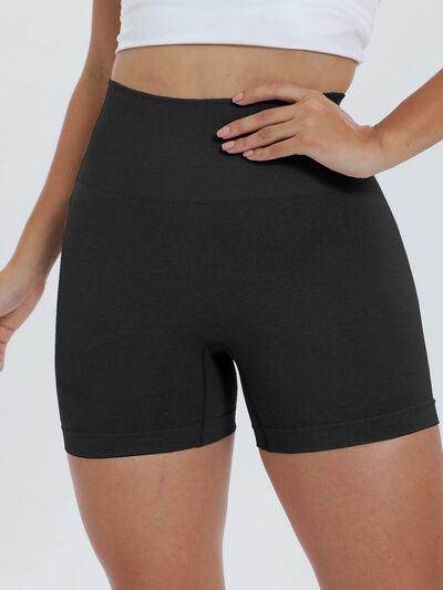 High Waist Active Shorts for Women - Stretchy Sportswear - Selvanelle