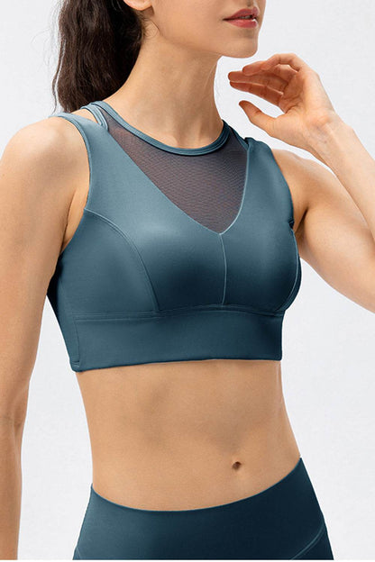 Cutout Wide Strap Active Tank - Selvanelle