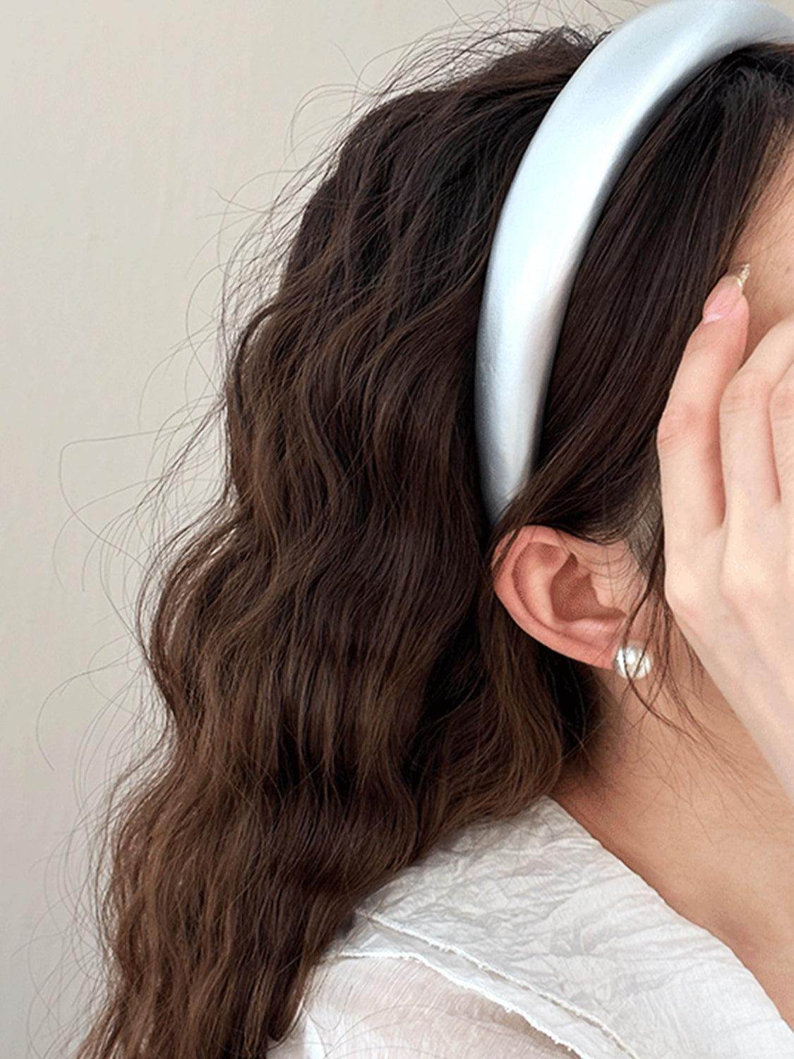 PU Leather Wide Headband for Stylish Hair Accessories - Selvanelle