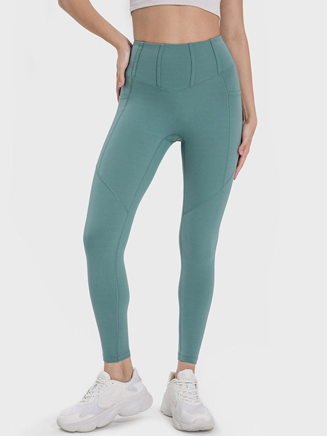 Millennia Pocketed High Waist Active Leggings for Women