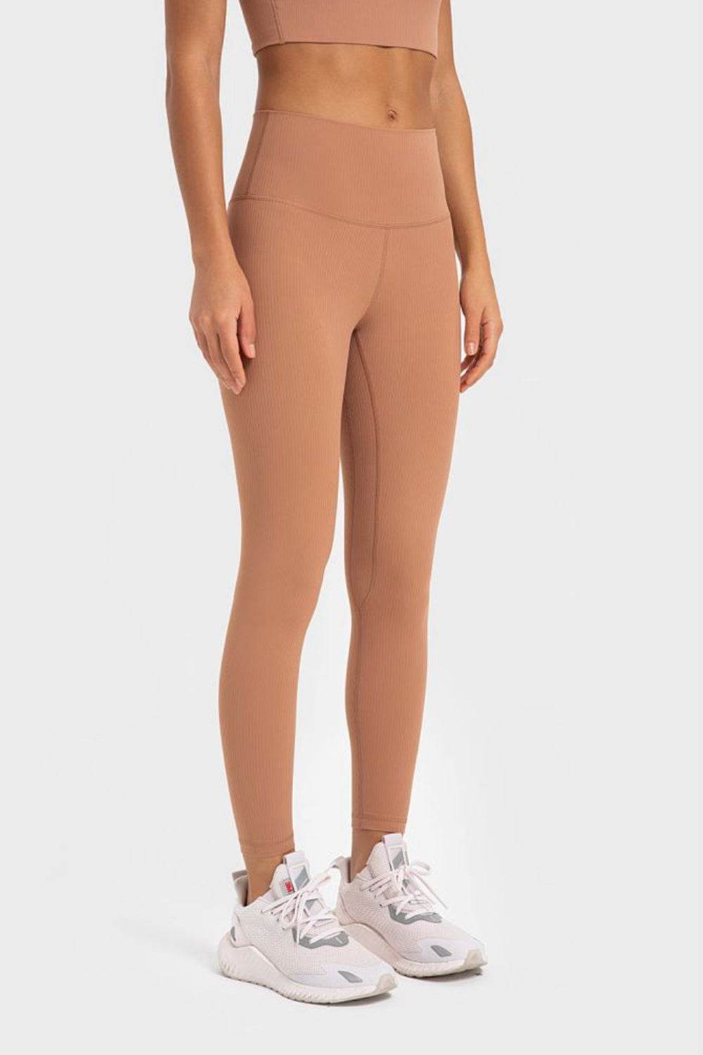 Millennia Highly Stretchy Wide Waistband Yoga Leggings - Selvanelle