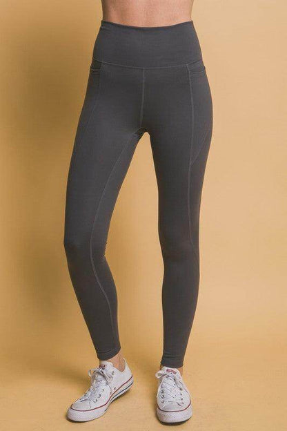 Love Tree High Waist Leggings with Side Pockets for Women - Selvanelle