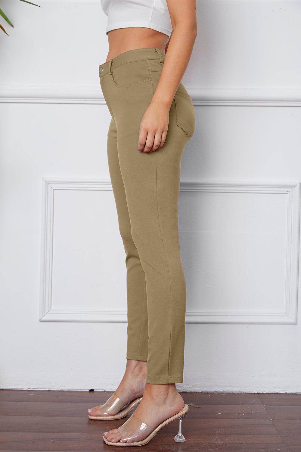 StretchyStitch Pants by Basic Bae for Comfort and Style - Selvanelle