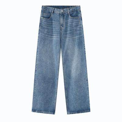 Wide Leg Jeans with Pockets for Effortless Style - Selvanelle