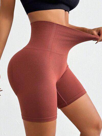 Seamless High Waist Active Shorts for Comfortable Workouts - Selvanelle