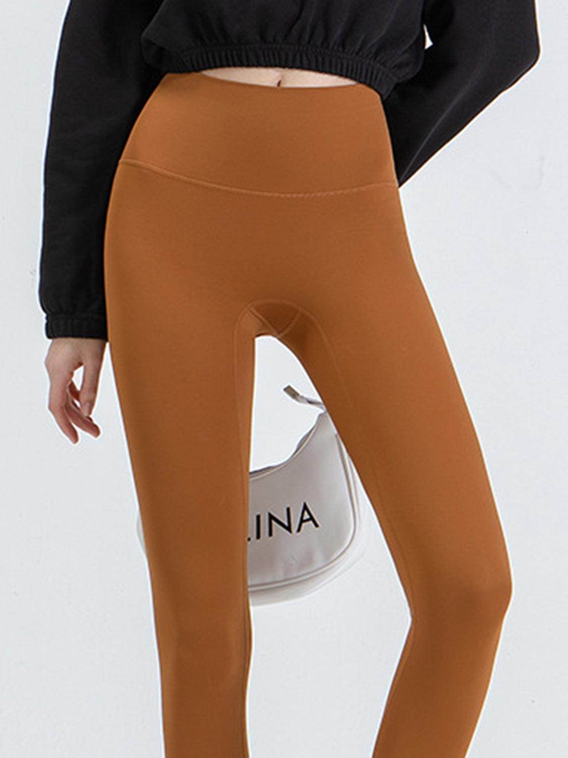 Wide Waistband Sports Leggings for Ultimate Comfort Fit - Selvanelle