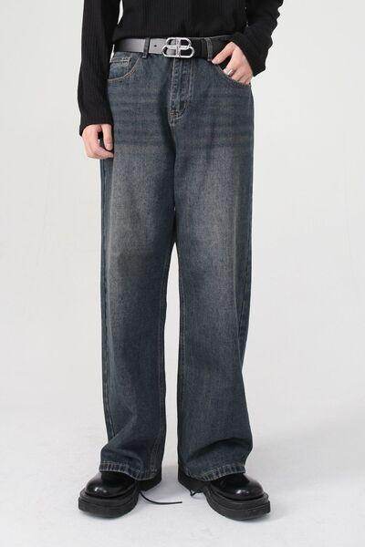Wide Leg Jeans with Pockets for Effortless Style - Selvanelle