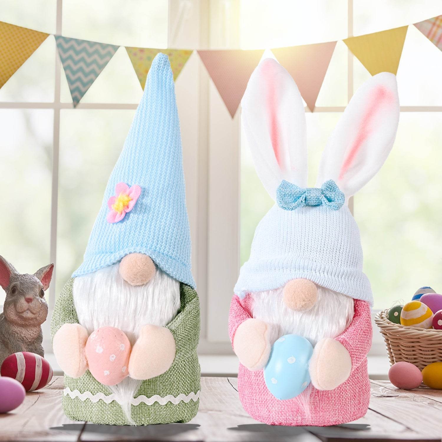 Easter Knitted Hat Faceless Doll - Selvanelle