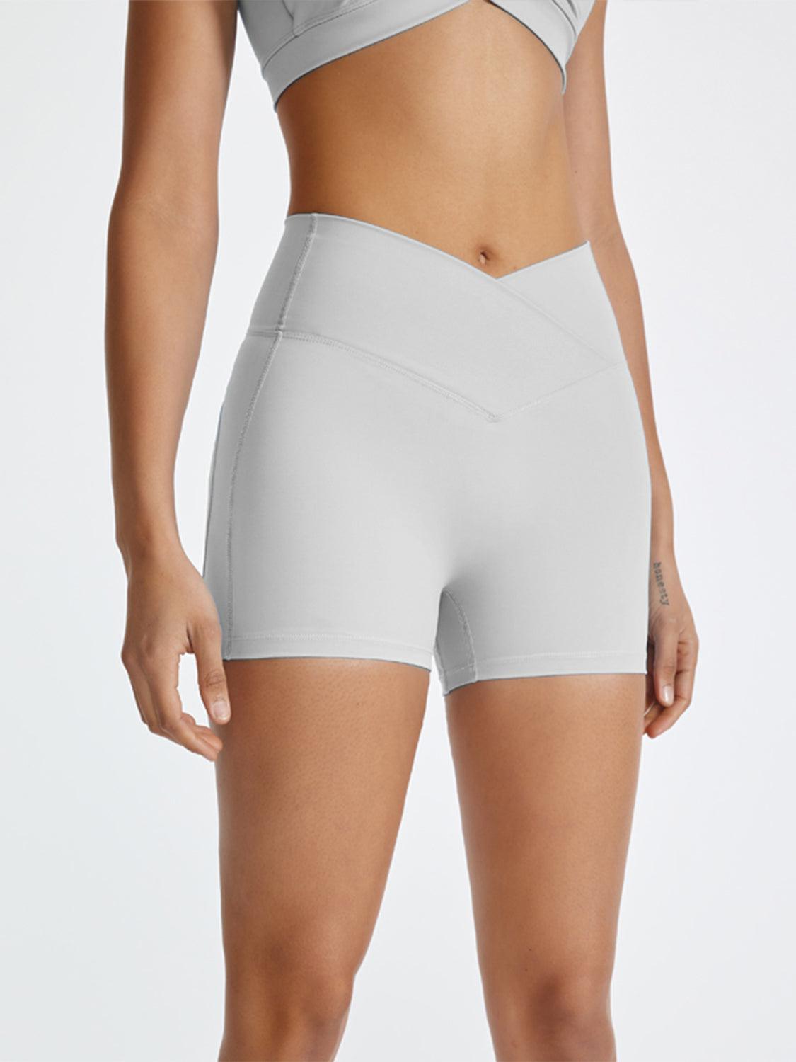 High Waist Active Shorts for Women with Stretchy Comfort