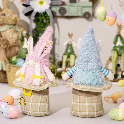 Easter Faceless Doll with Rabbit Ears - Selvanelle