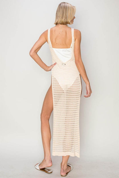 HYFVE Crochet Backless Cover Up Dress - Selvanelle