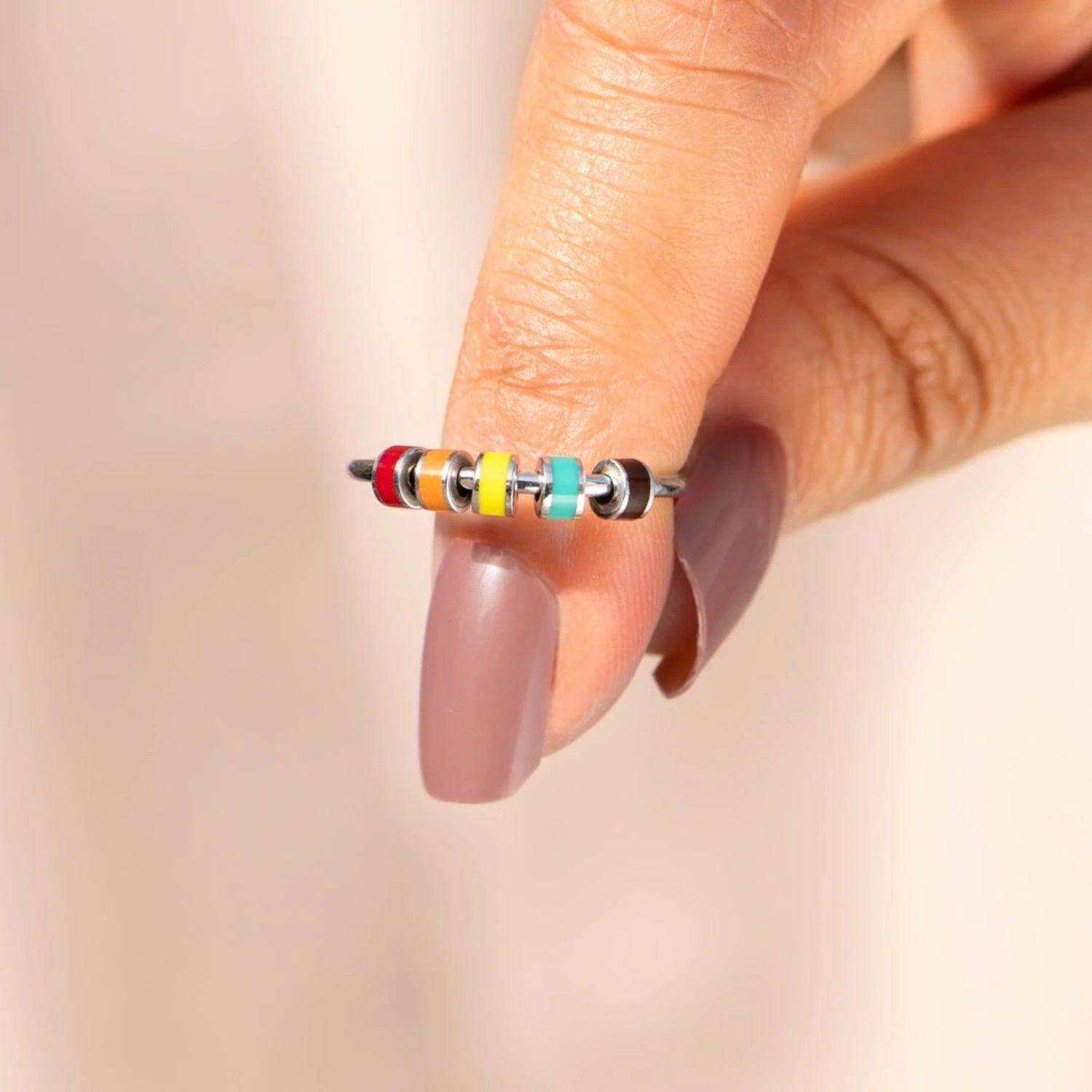 925 Sterling Silver Oil Drip Ring for Elegant Style - Selvanelle