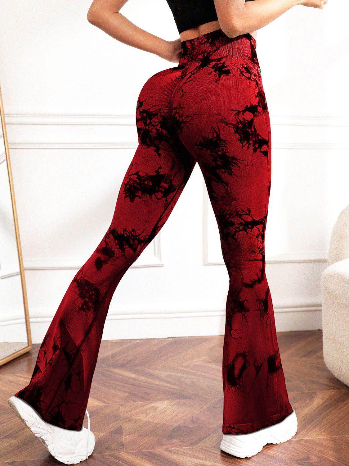 Tie-Dye High Waist Active Leggings for Women Comfortable Fit - Selvanelle