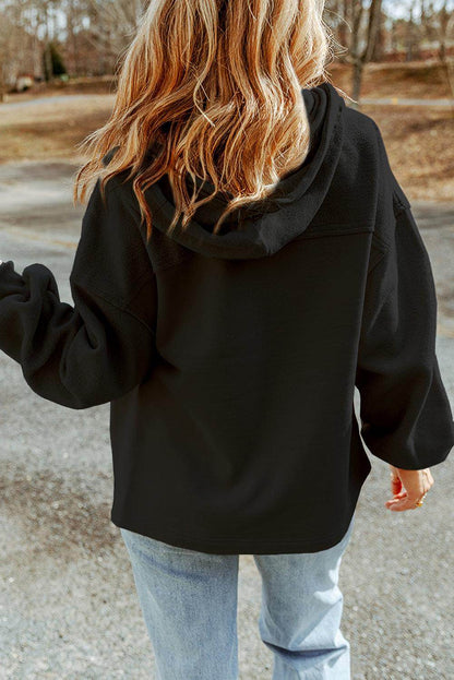 Zip-Up Drawstring Hooded Jacket for Men and Women - Selvanelle