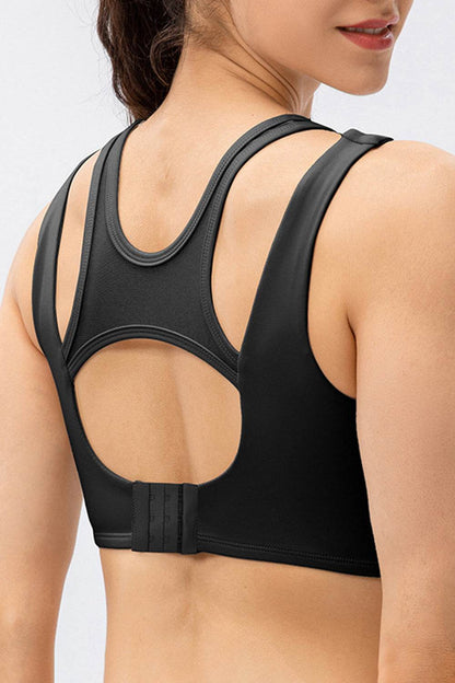 Cutout Wide Strap Active Tank - Selvanelle