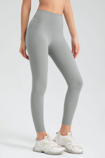 Wide Waistband Slim Fit Active Leggings for Women - Selvanelle