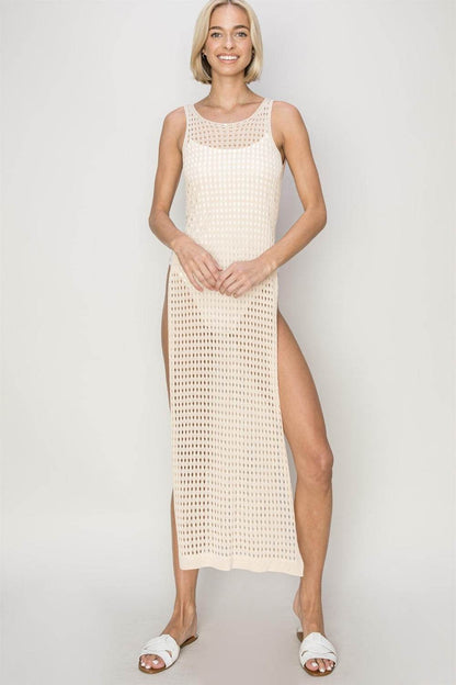 HYFVE Crochet Backless Cover Up Dress - Selvanelle