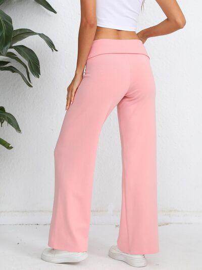 Elastic Waist Wide Leg Pants for Comfortable Everyday Wear - Selvanelle