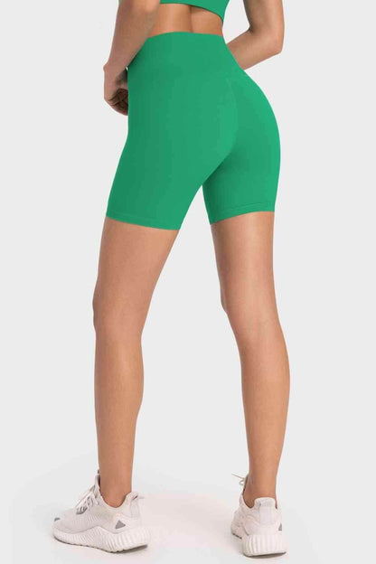 Millennia Staying Cozy Wide Waistband Biker Shorts For Comfort - Selvanelle