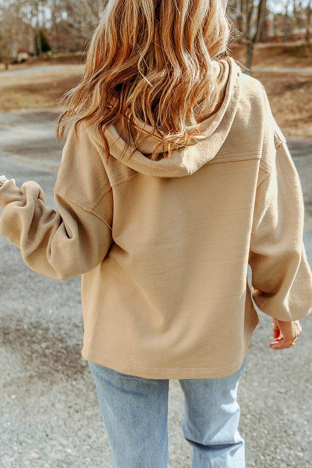 Zip-Up Drawstring Hooded Jacket for Men and Women - Selvanelle
