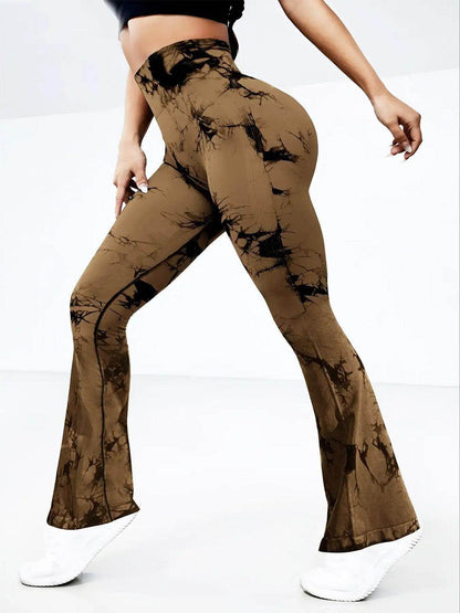 Tie-Dye High Waist Active Leggings for Women Comfortable Fit - Selvanelle
