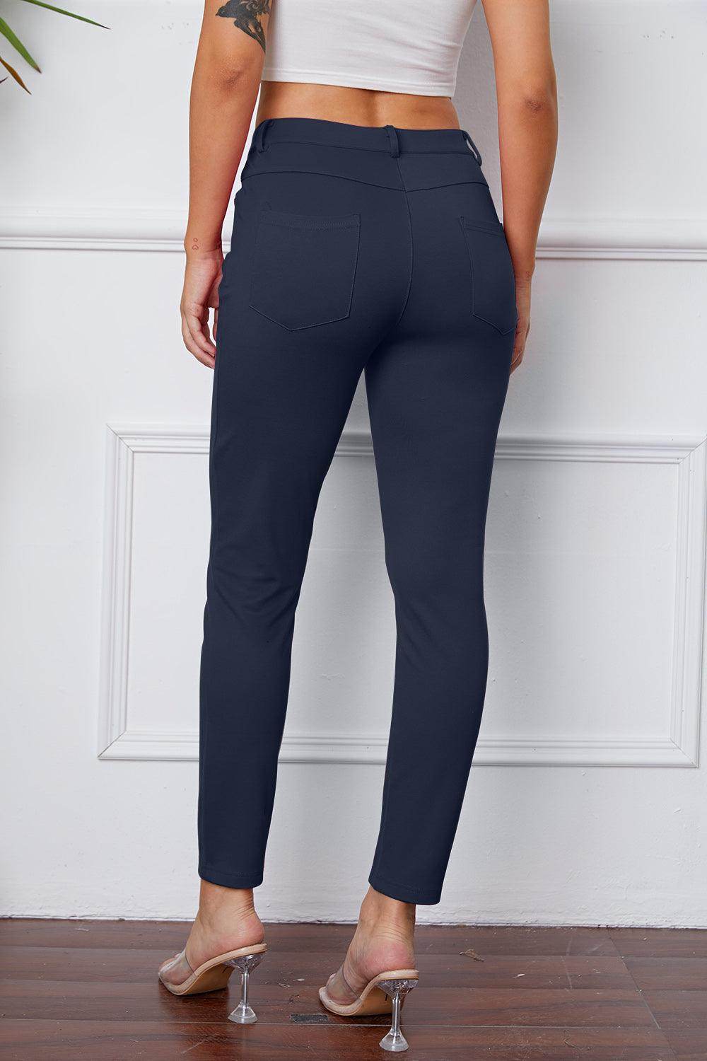StretchyStitch Pants by Basic Bae for Comfort and Style - Selvanelle