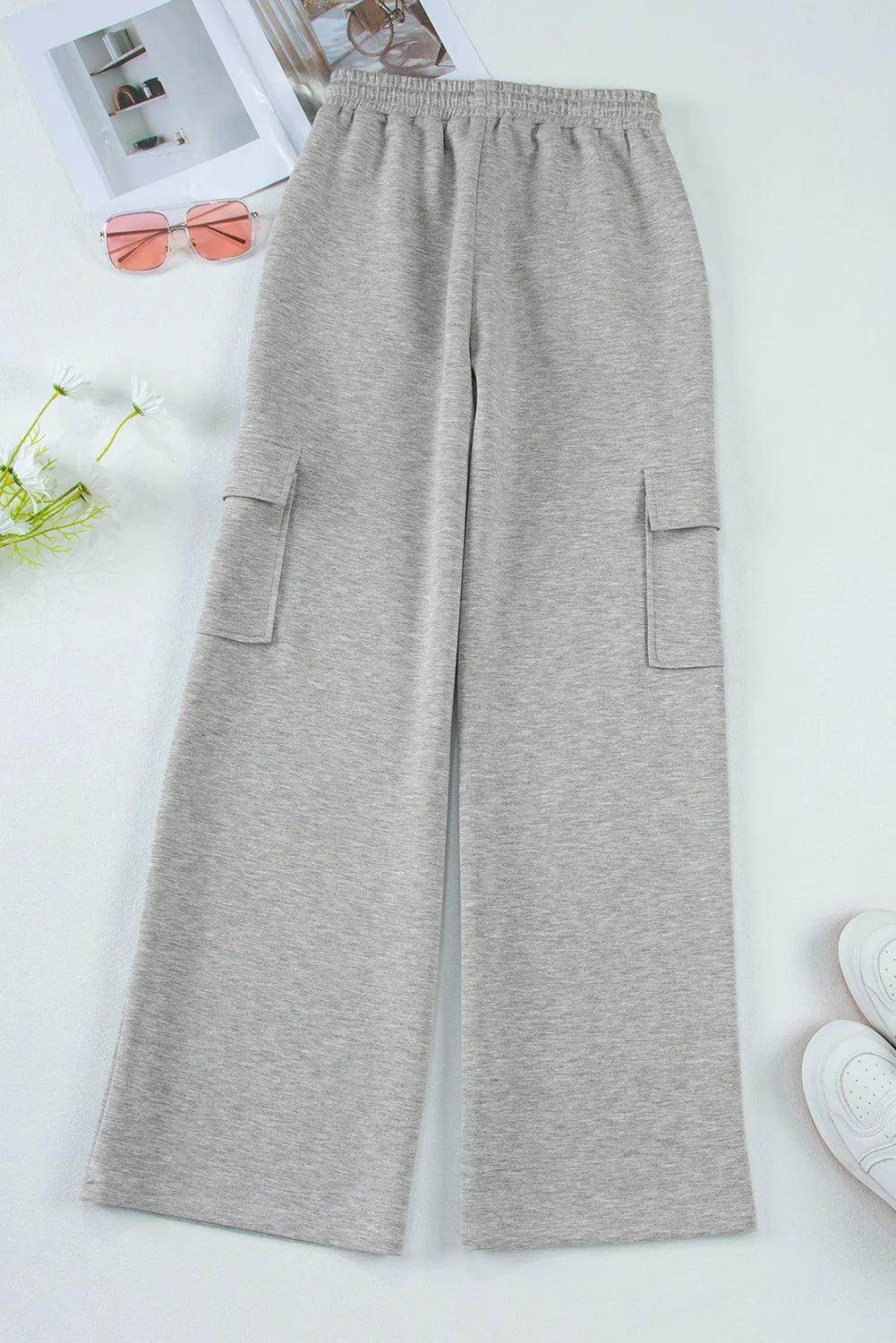 Drawstring Active Pants with Pockets for Comfort and Style - Selvanelle