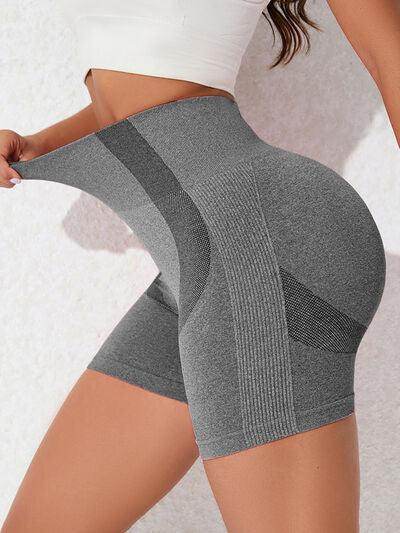 High Waist Active Shorts for Women with Stretchy Fit - Selvanelle